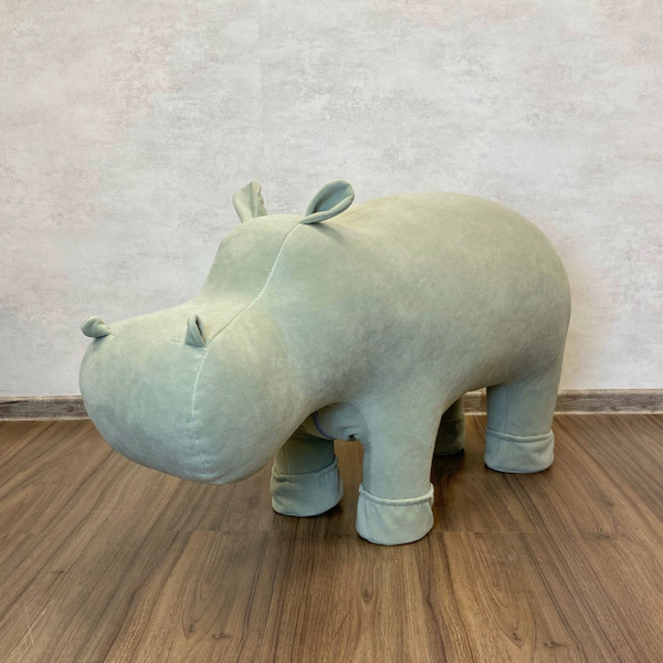 Пуф-животное Пуф «Hippo», Микровелюр, 40х95х50 см - купить по выгодной ...