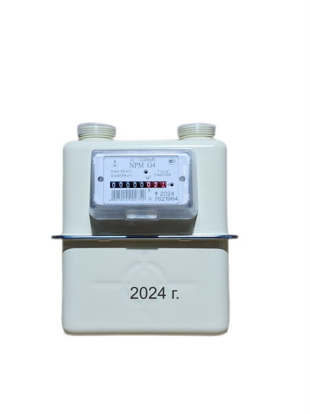 Счетчик газа Газдевайс NPM-G4 (вход газа левый -->, резьба 1 1/4 ...