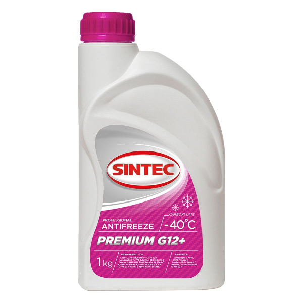 Антифриз SINTEC Sintec Premium розовый G12+ 1 кг 990453 (1 шт) купить ...