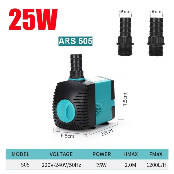Насос- помпа для фонтана ARS-505 25W/ насос- помпа для аквариума и ...