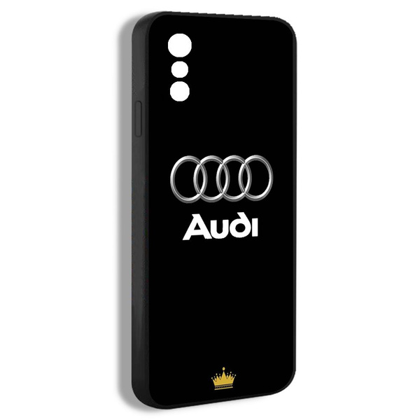 чехол на айфон iPhone Xs Max Фирменный знак Ауди машина Audi логотип ...
