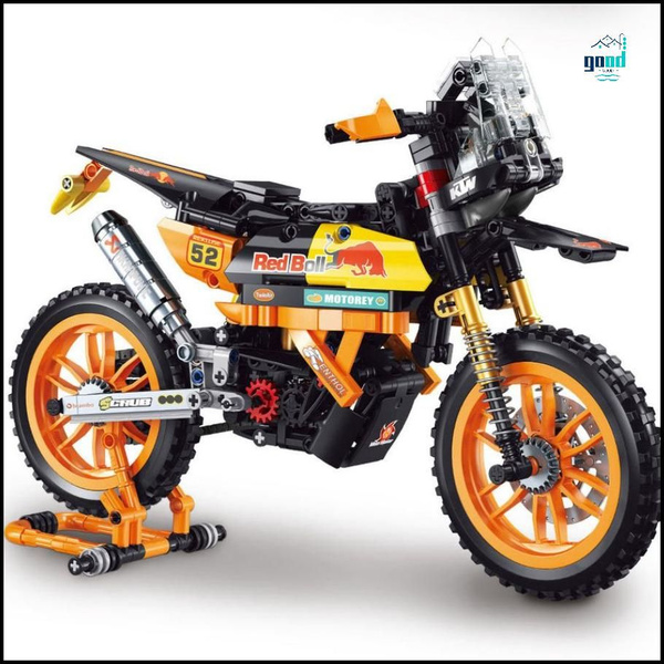 Конструктор Техника Technic мотоцикл, 565 деталей, совместим с лего ...
