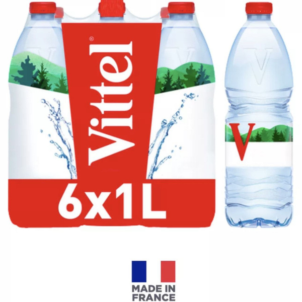 Vittel Вода Минеральная Негазированная 1000мл. 6шт - купить с доставкой ...