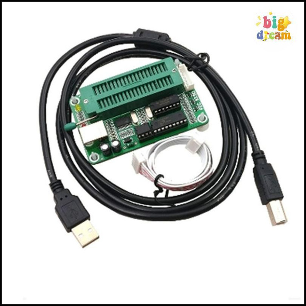 Программатор K150 PIC MCU Microcore Burner USB-загрузчик с USB-кабелем ...