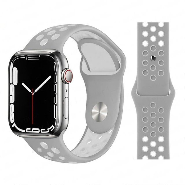 Ремешок силиконовый перфорированный Great case Sport NK для Apple Watch ...