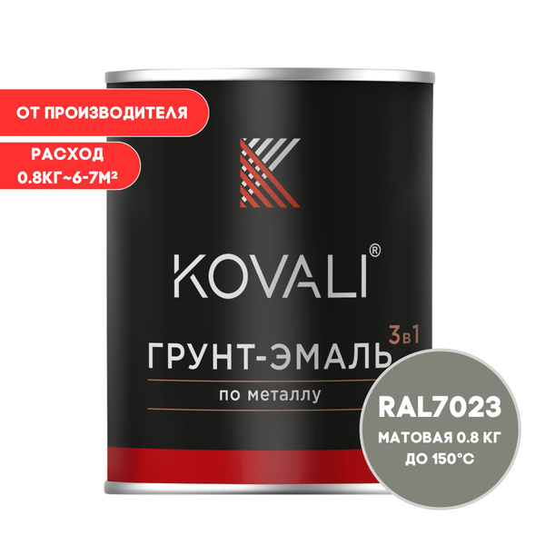 Грунт эмаль kovali 3 в 1