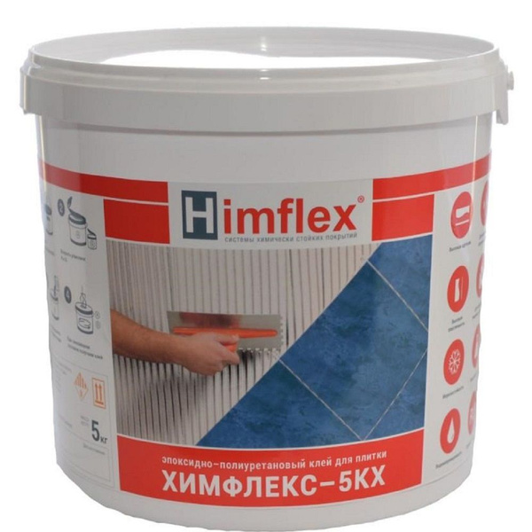 Клей для плитки Клей полиуретановый Himflex 5КХ для плитки и камня ...