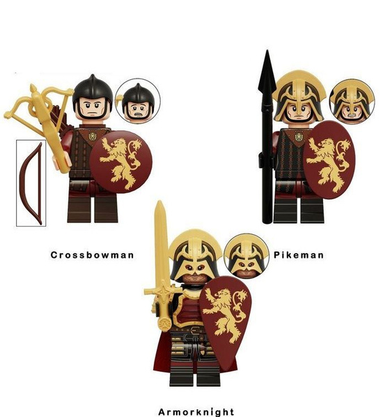 Набор минифигурок Игра Престолов Рыцари Ланистеров / Game of Thrones ...