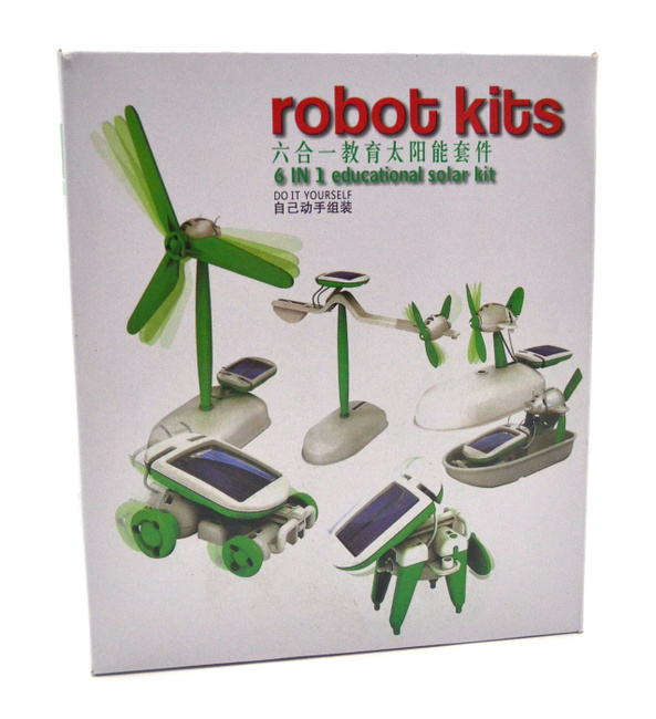 robot kits 6 in 1 educational solar kit