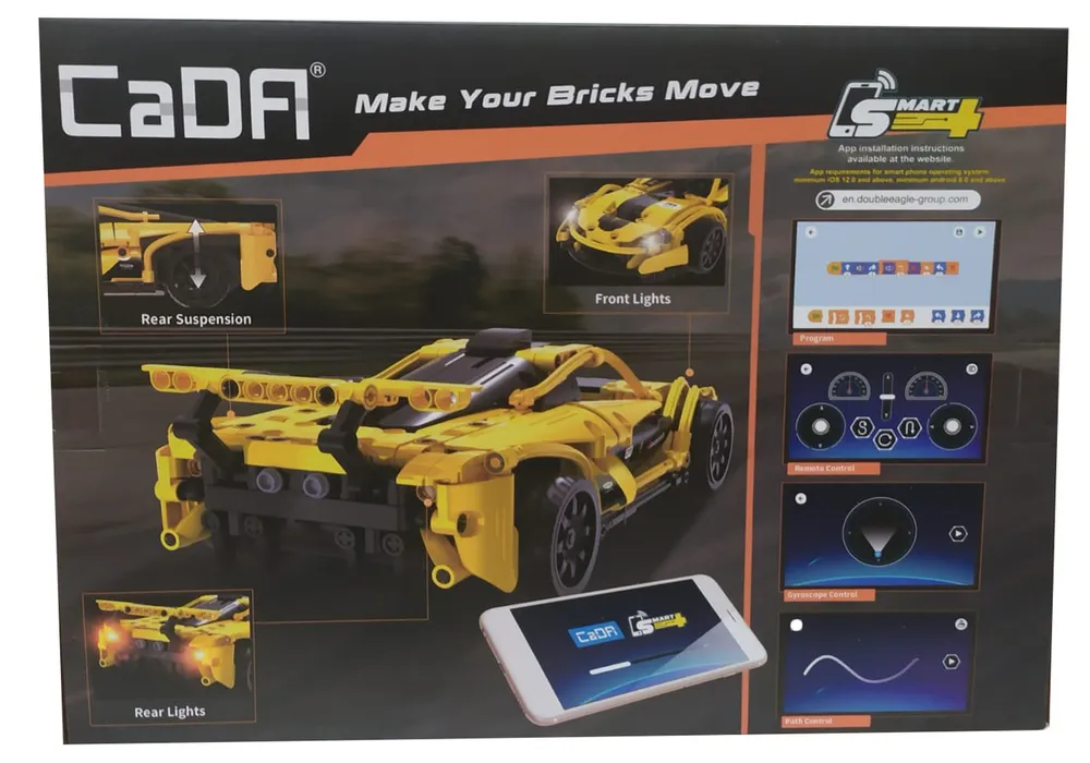 Радиоуправляемый конструктор CaDA Гоночный автомобиль Assassin, пульт ...