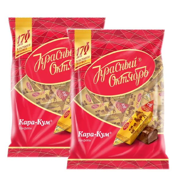 Красный Октябрь конфеты Кара Кум 250гр/2уп - купить с доставкой по ...