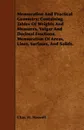 An  Mensuration and Practical Geometry; Containing Tables of Weights and Measures, Vulgar and Decimal Fractions, Mensuration of Areas, Lines, Surfaces - Charles Haynes Haswell, Chas H. Haswell