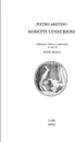 Sonetti Lussuriosi - Pietro Aretino