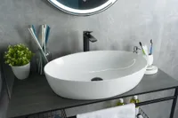 Керамическая накладная раковина для ванной Gid N9433. Спонсорские товары
