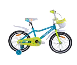 Велосипед детский Аист Wiki с колесами 20" и двумя съемными приставными колесиками предназначен для девочек от  ...
