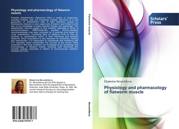 Обложка книги Physiology and pharmacology of flatworm muscle, Ekaterina Novozhilova