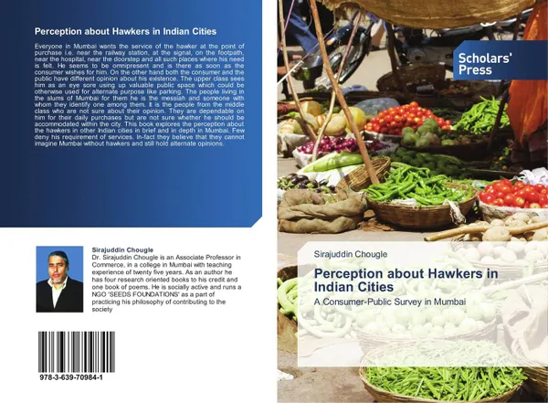 Обложка книги Perception about Hawkers in Indian Cities, Sirajuddin Chougle