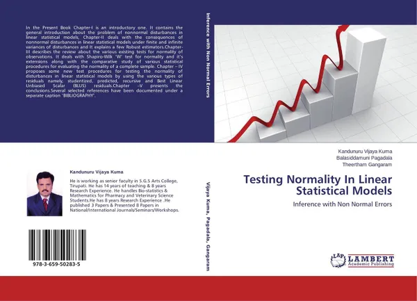 Обложка книги Testing Normality In Linear Statistical Models, Kandunuru Vijaya Kuma,Balasiddamuni Pagadala and Theertham Gangaram