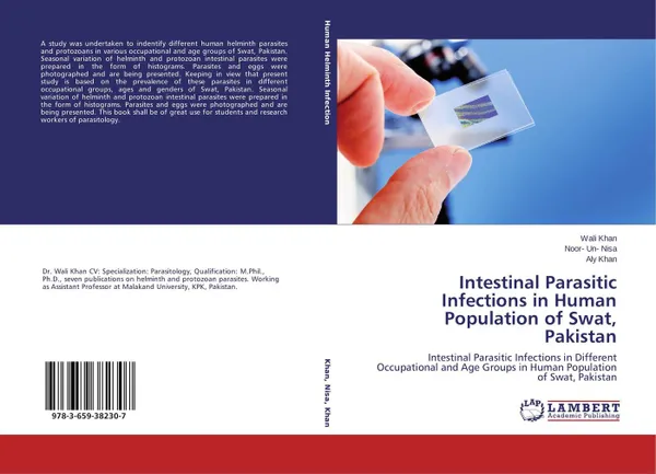 Обложка книги Intestinal Parasitic Infections in Human Population of Swat, Pakistan, Wali Khan,Noor- Un- Nisa and Aly Khan