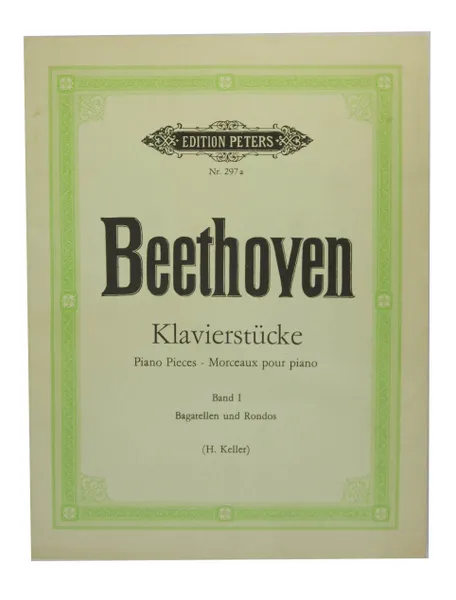 Обложка книги Beethoven. Klavierstucke. Ноты, Людвиг ван Бетховен