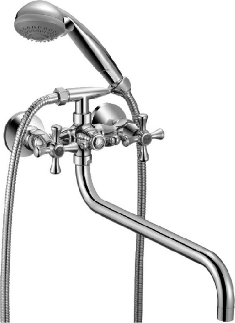 Смеситель для ванны OUTE Материал: латунь,излив поворотный 35 см ...