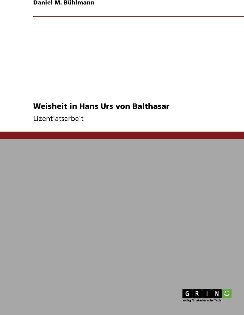 фото Weisheit in Hans Urs von Balthasar