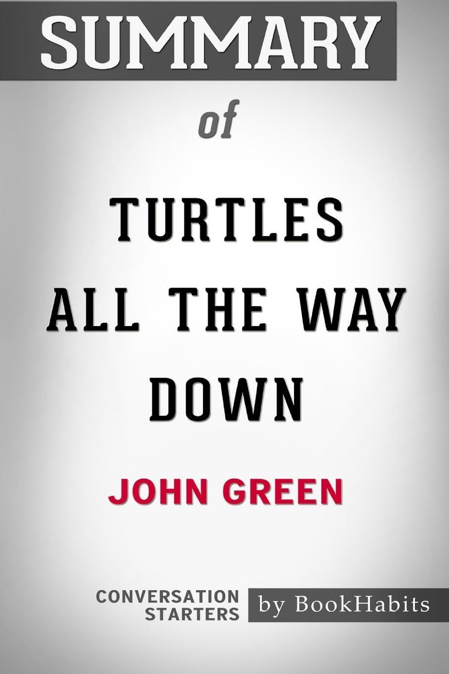 фото Summary of Turtles All the Way Down by John Green. Conversation Starters