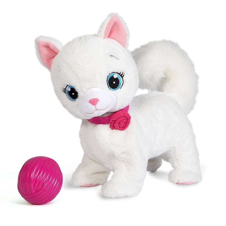 Интерактивная игрушка IMC Toys Кошка Bianca, с клубком, выполняет 5  действий (95847) / интерактивная кошка / игрушки для девочек - купить с  доставкой по выгодным ценам в интернет-магазине OZON (232969015)