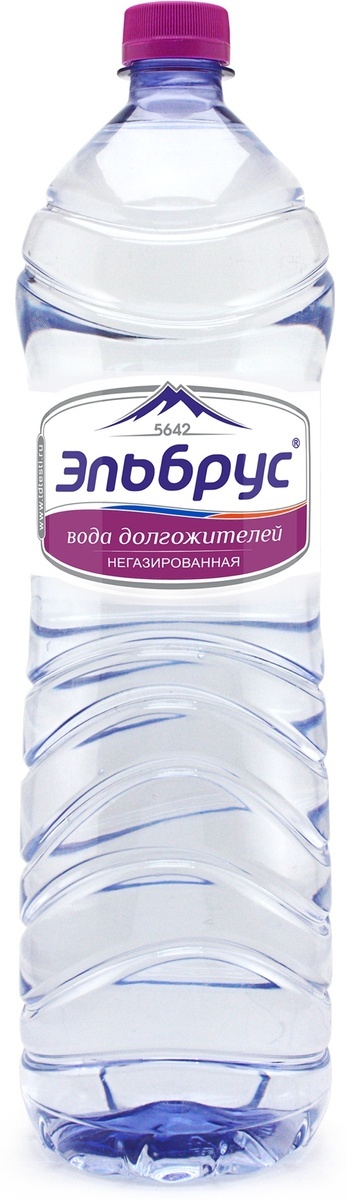 Эльбрус вода минеральная природная питьевая столовая негазированная, 1 ...