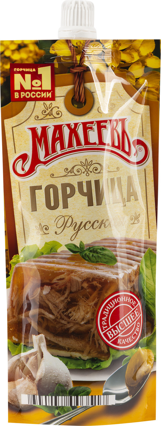 Горчица Махеевъ Русская 140 г дой-пак (комплект из 16 шт) — купить в ...