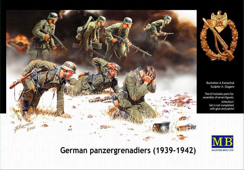 Master Box Сборная модель Немецкие панцергренадеры, 1/35 — купить в ...
