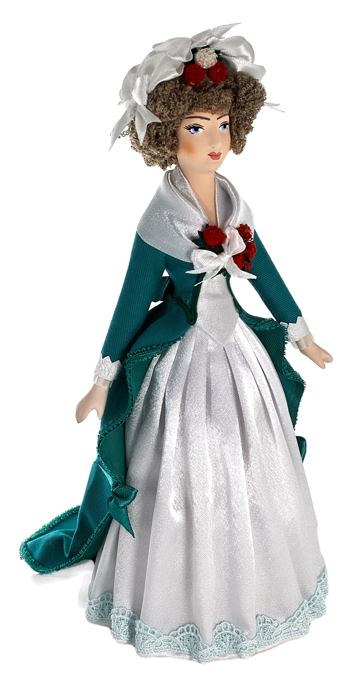 античный фарфоровая кукла европейская одежда выкройки 24 дюймовый : продажа на аукционе Real Yahoo