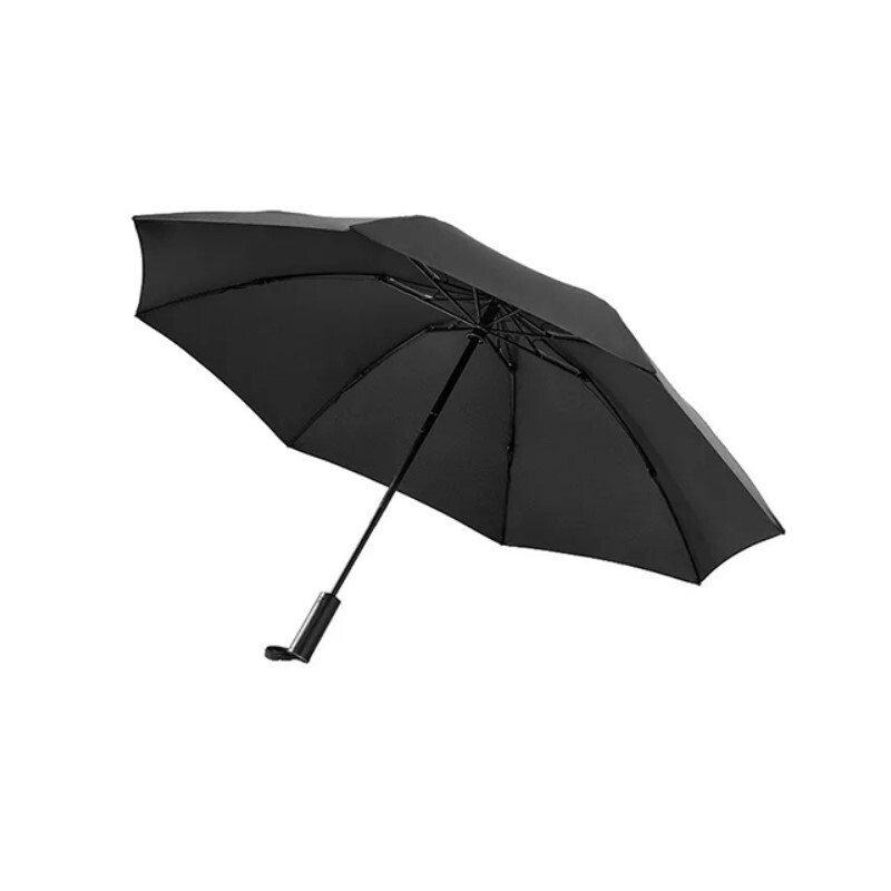 Зонт Xiaomi U'REVO Automatic Reverse Folding Lighting Umbrella с фонариком (черный)