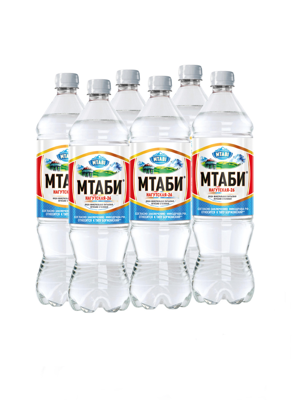 Минеральная вода лечебно-столовая "Мтаби" 6 шт по 1,25 литра — купить в ...