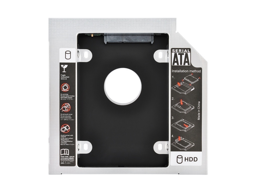 Переходник DVD to HDD(SSD) / Optibay 12.7 mm / Адаптер для жёсткого ...
