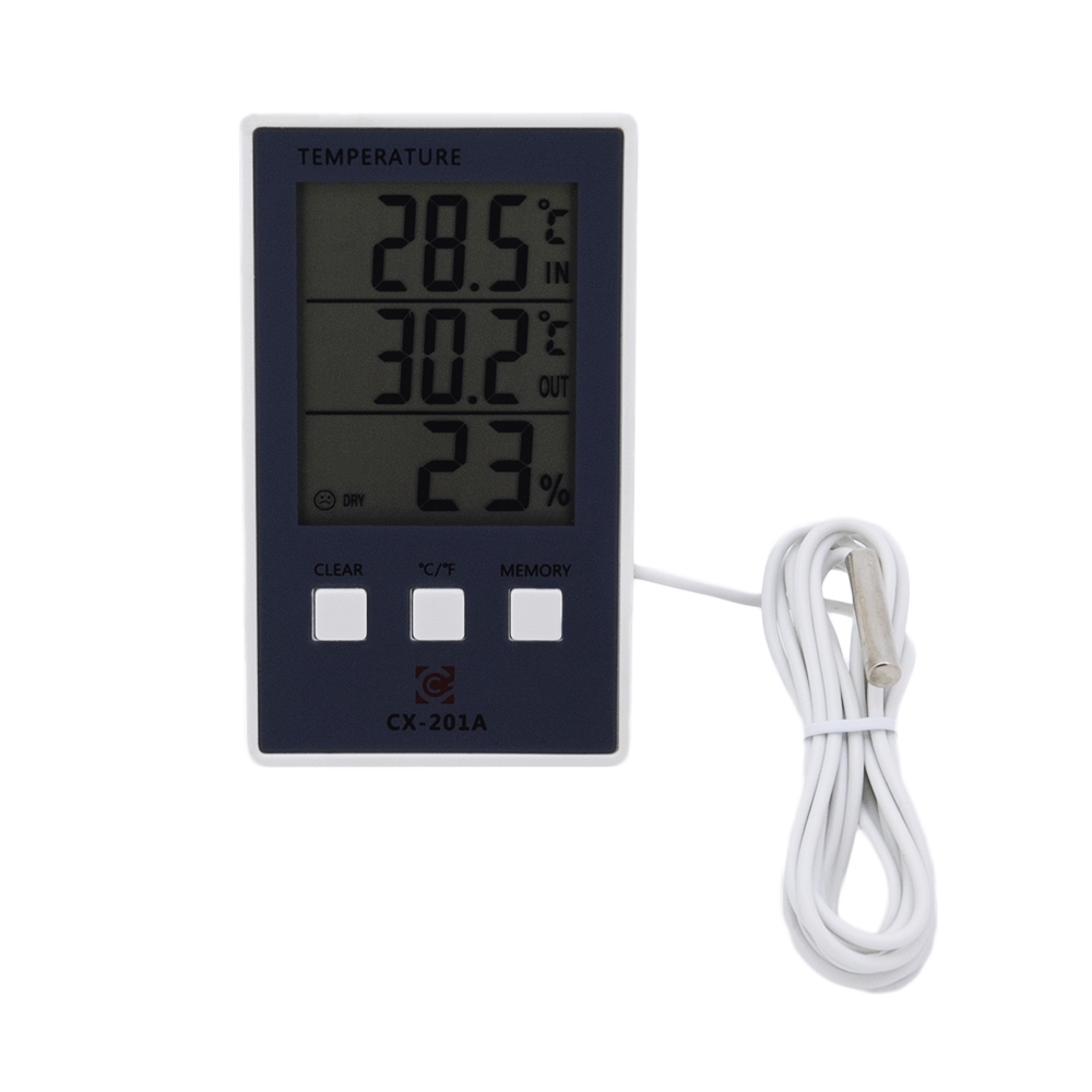 Домашняя метеостанция-гигрометр CX-201A с выносным датчиком — купить в ...