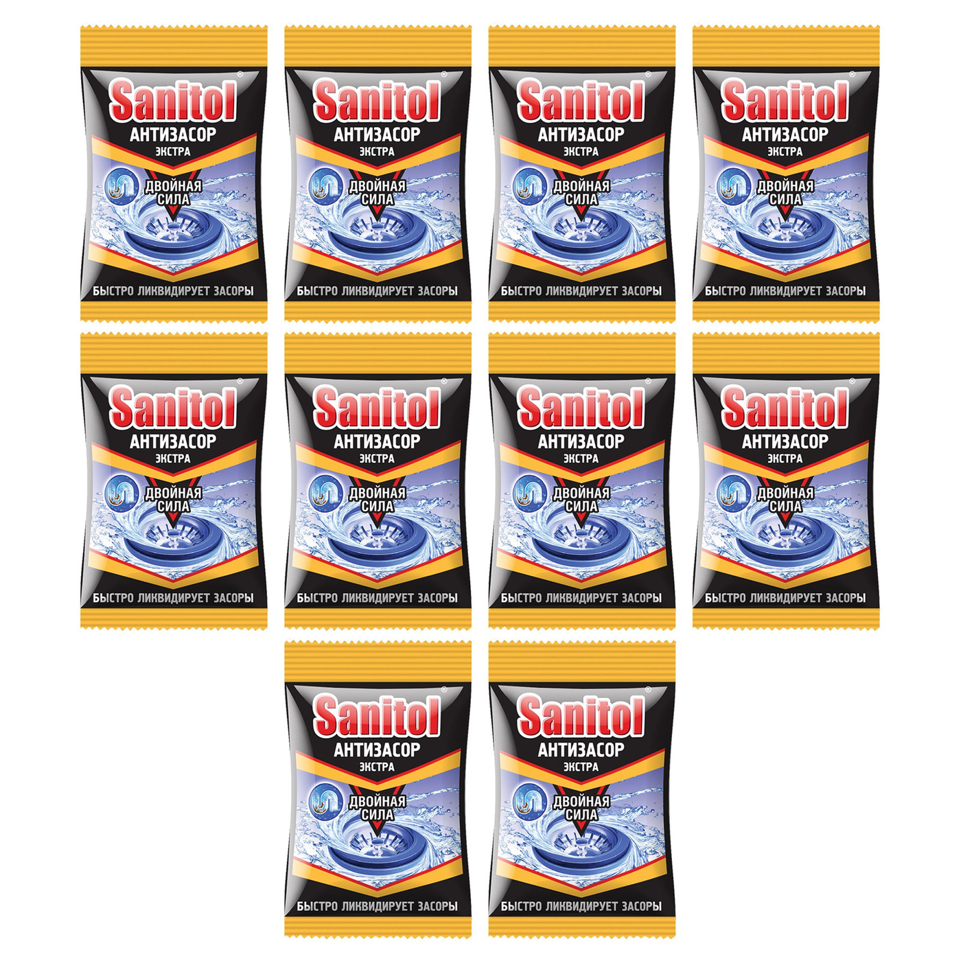 Характеристики Sanitol АНТИЗАСОР ЭКСТРА Двойная сила для прочистки ...
