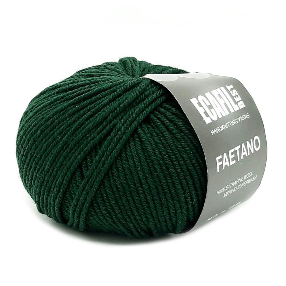 Пряжа Ecafil Best Faetano (Фаэтано) цв. 7 Темный изумруд