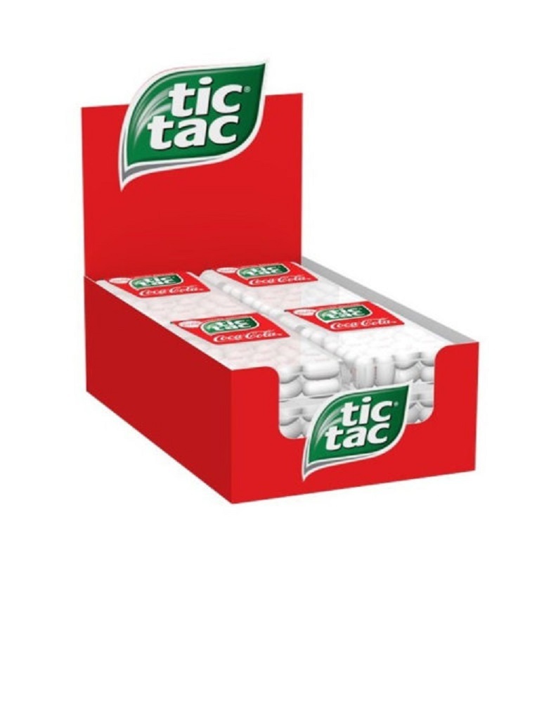 Драже Tic Tac, со вкусом Coca Cola, 12 шт по 16 г - купить с доставкой ...