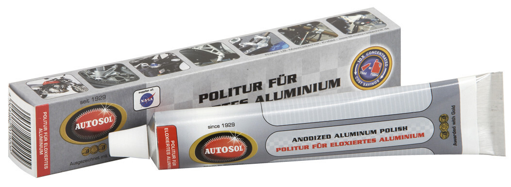 полироль для анодированного алюминия autosol anodised aluminium polish 75 мл.