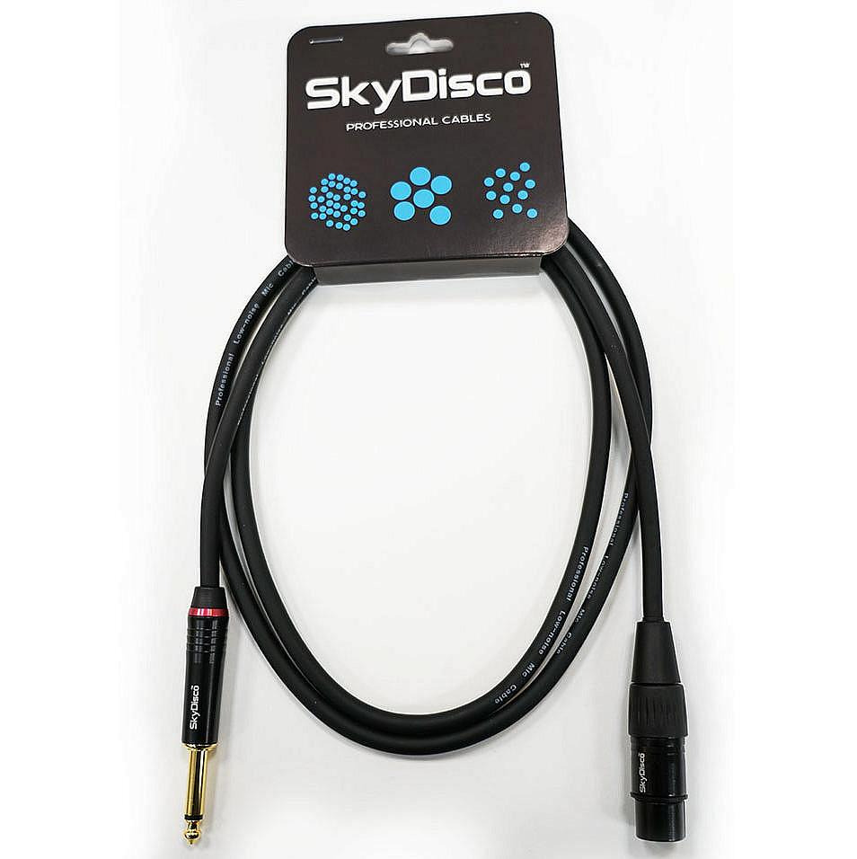 Инструментальный кабель Skydisco Jack 6.35 моно "шт" - XLR "гн" 5 м