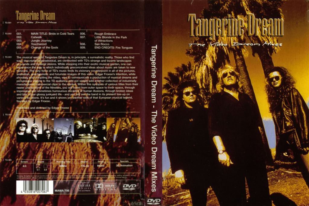 Tangerine Dream: Video Dream Mixes. 1 DVD - купить с доставкой по ...