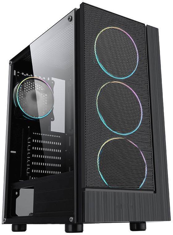 Компьютерный корпус ATX Formula F-33RGB черный