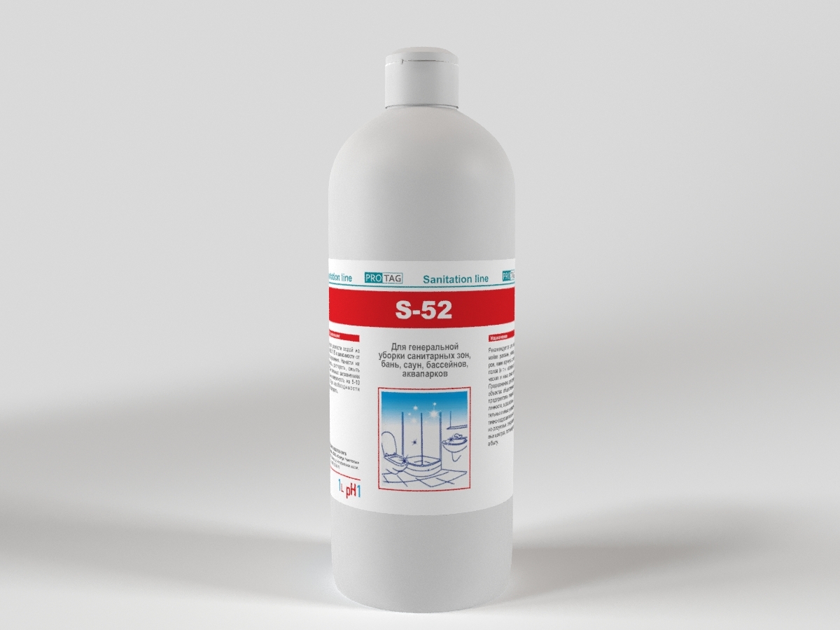 Средство моющее для бань и саун S-52, 1 литр —  в интернет .