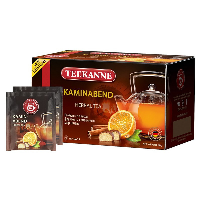 Чай Teekanne Kaminabend фрукт., 20пак — купить в интернет-магазине OZON ...