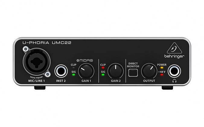 Внешняя звуковая карта с usb behringer umc404hd