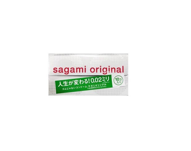 Sagami Original 002 - 10 шт Полиуретановые презервативы 0,02 мм