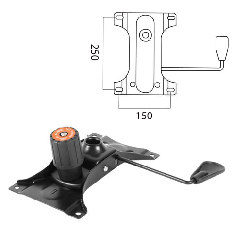 Механизм для кресла up down межцентровое расстояние крепежа 170 200 мм