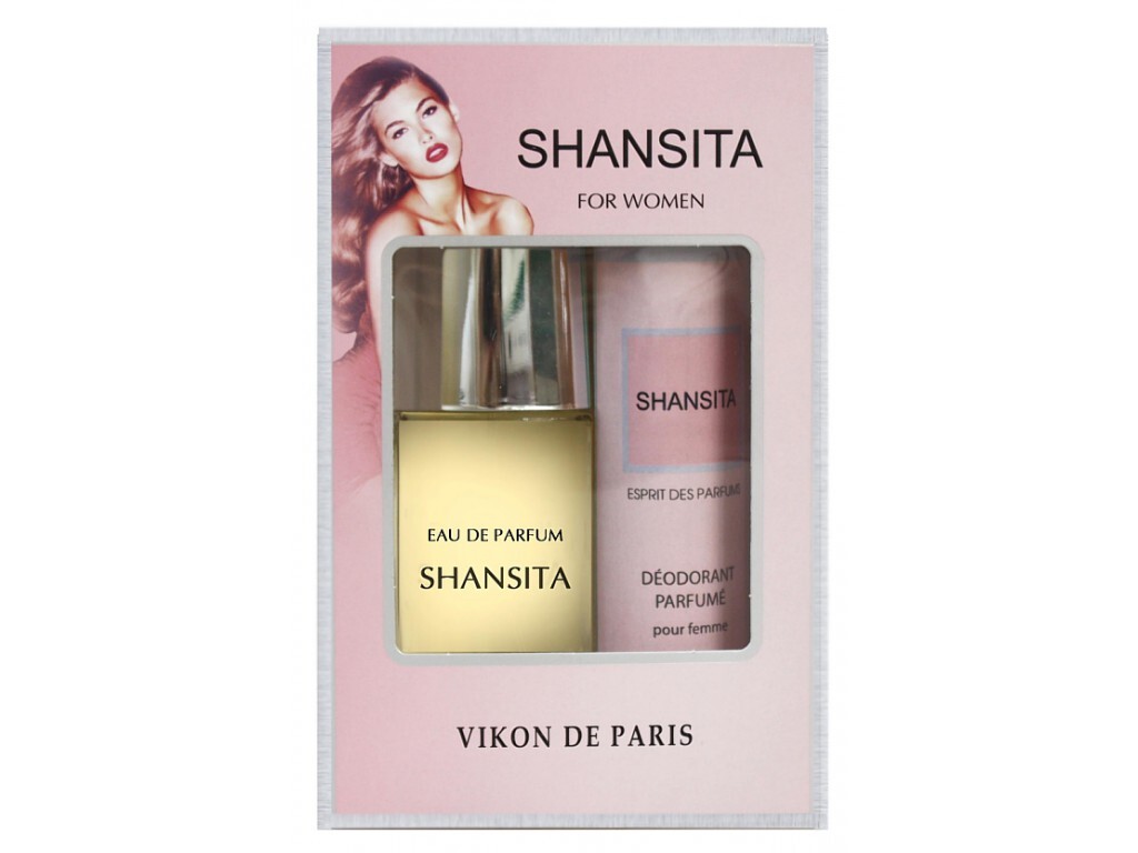 Новая Заря Подарочный набор SHANSITA (Шансита) Eau De Parfum 50мл + Дезодорант-спрей 75мл Женский