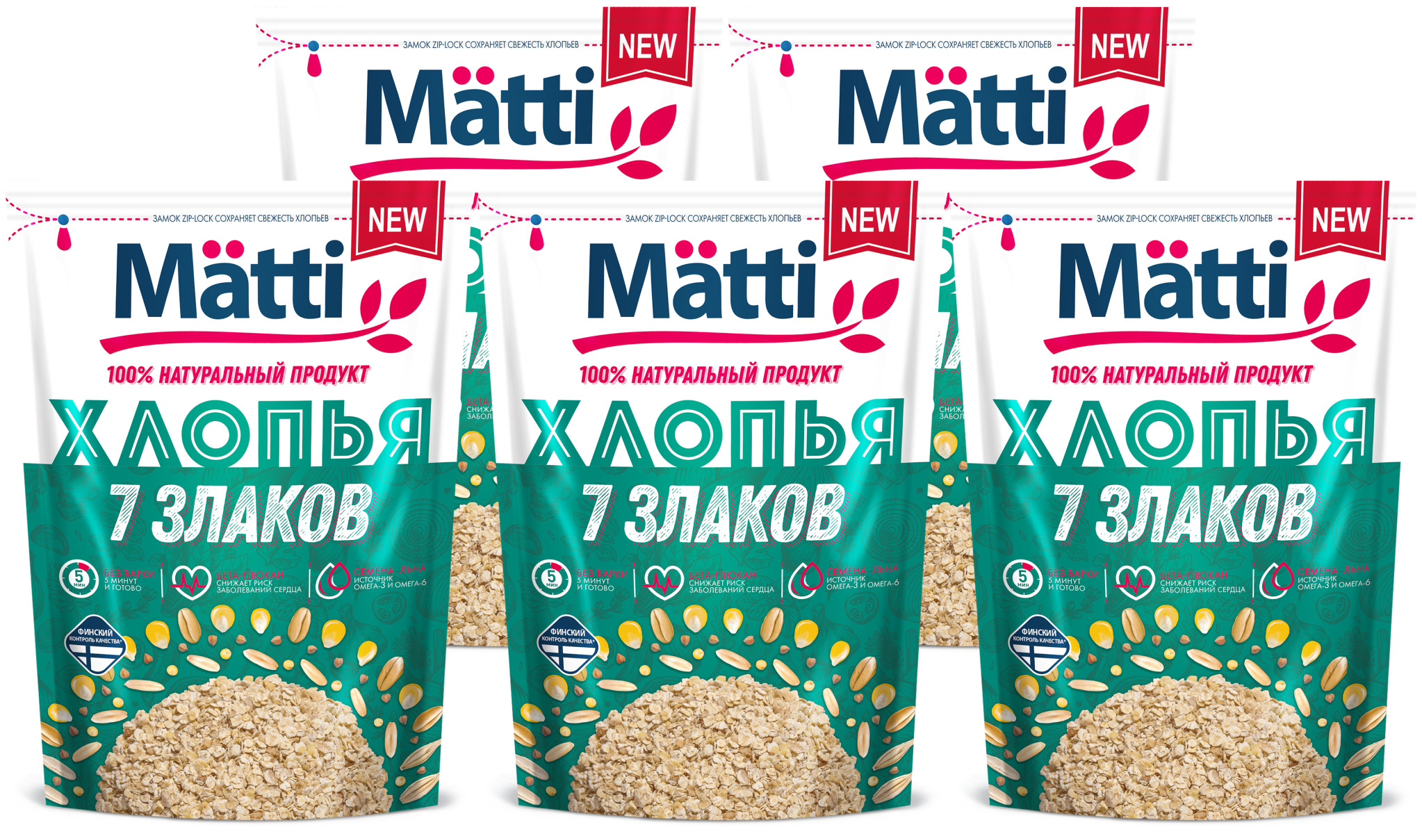 Каша matti гречневая 375г